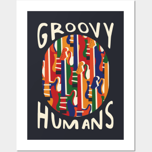 Groovy Humans (Summer Vers.) Posters and Art